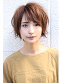 大人可愛い　束感ショート　カジュアルショート　２０代３０代