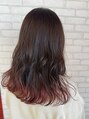 ロッソ ヘアアンドスパ 北千住店(Rosso Hair&SPA) 裾カラーでレッドをいれました！[北千住]