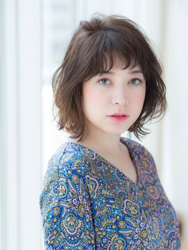 バーデンバーデン 西谷店(Baden Baden) 〈Baden西谷店〉グレージュカラーデジタルパーマ外ハネボブ