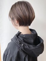 モリオフロムロンドン 原宿本店(morio from London) 【morio 原宿】ショートボブ ヌーディーベージュハイライト