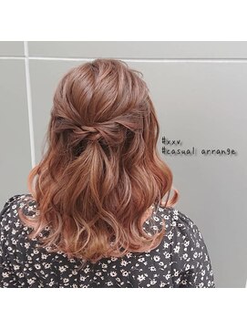 トゥエンティ ファイブ(TWENTY FIVE) カジュアルハーフアップ/名定