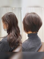 ミューシェレゴ(meauche...lego)&nbsp;癖があってもまとまるショートボブ