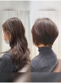 癖があってもまとまるショートボブ