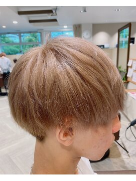バグズ ヘアデザイン 桔梗が丘店(Baguz HAIR DESIGN) ツーブロックマッシュ/ナチュラルベージュ/リラクシー10代20代