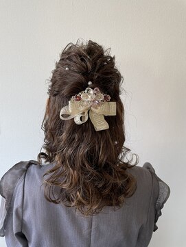 フォーディー(for D) Hair Salon for D ×　ハーフアップ