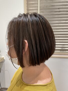 コノアラボ 守谷店(Conoah labo) 黒髪/グレーベージュ/キッズカット/白髪ぼかし/ハイライト