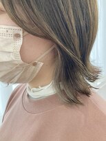 ヘッツ 仙台駅前店(HETTU)&nbsp;美髪/大人かわいい/こなれミディ/サンドベージュ