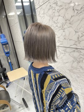 ラテ(latte) 切りっぱなしとアイスラテで可愛いけどカッコいいモテスタイル