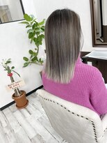 ベルヘアーデザイン 堺東(Belle hair Design)&nbsp;エアタッチ/バレイヤージュ/グレージュ/20代/30代/40代