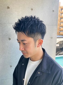 メンズサロン ウエストサイドカットクラブ(Men's West Side Cut Club) 2ブロック×アップバング
