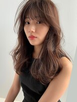 ソヨン 守口ジャガータウン店(SOYON)&nbsp;ラベージュ イルミナカラー シースルーバング