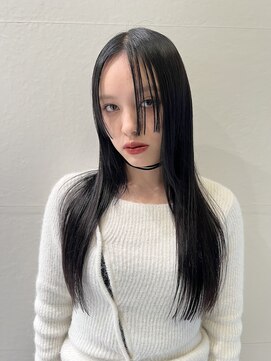 ダブ アオヤマ(DaB AOYAMA) 透明感ダークカラー / レイヤーロング 黒髪