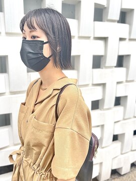 ブランロール 中目黒店(Blanl'or) 大人ガーリー/ダークアッシュ/似合わせカット/レイヤーカット