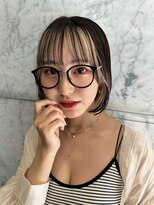 ロンド ストラーダ 心斎橋(Lond strada) マチルダボブ×インナーグレージュ【髪質改善/縮毛矯正】