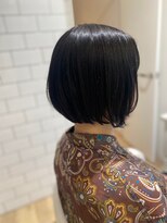 ルシードスタイル グローバルディー 稲毛店(LUCIDO STYLE GLOBAL.D)&nbsp;大人可愛い黒髪前下がりショート/ボブ丸みショート◎【稲毛】