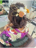 卒業式ヘアセット