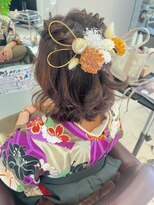 スリーヘアーデザインズ(Three Hair Designs)&nbsp;卒業式ヘアセット