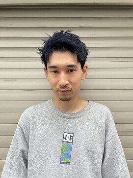 ロイジー(roijir) 表参道 roijir × スパイキーショート × ネイビーブルー