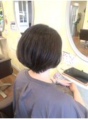ナチュラルパーマショートスタイル