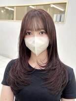 マウル 栄(MAEUL)&nbsp;ワンカールレイヤー×ピンクカラー