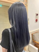 ネオリーブサイン 大森店(Neolive sign) 1ブリーチ　青みのあるブルーブラック【大森】
