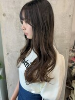 モリオ(morio)&nbsp;フェミニンロング韓国ヘアこなれロング艶髪ベージュ20代30代40代