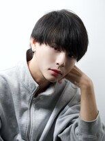 アルファ 新宿(alpha)&nbsp;サーフカール/ 刈り上げセンターパート/ブルーブラック[新宿駅]