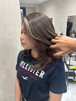 キング 梅田(K!ng)&nbsp;縮毛矯正髪質改善ハイライトレイヤーカット梅田美容室エクステ