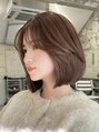 サイン 表参道(SIGN) 【レイヤーボブ】パツッとラインにレイヤーの毛流れがかわいい