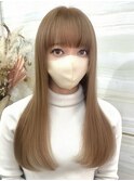 《高瀬寛菜》ミディアムからエクステでロングに♪ベージュ/韓国