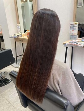 エルプラスヘアー 平尾店(L+hair) (40代)美髪ストレート(髪質改善&くせ毛改善)