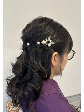 フォンド(fond) ハーフアップ