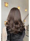 【20代・30代ヘア】重めレイヤーカット・ココアブラウン