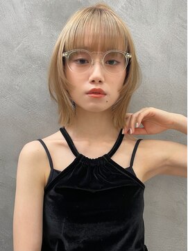 ロンドプロフィール 浦和(Lond profil) ブリーチなしカラー伸ばしかけヘア簡単スタイリング小顔ヘア