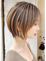 エノア 青山(ENORE)&nbsp;白髪ぼかしハイライト/バレイヤージュ/ハイライト