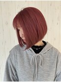 大人可愛い20代30代40代50代小顔◎前下がりボブ