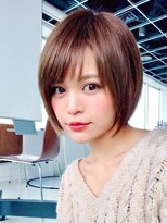 ジーナリア(Xena ria)&nbsp;姫カットレイヤー/韓国風巻き/くすみベージュ/名駅★107