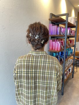 シモン(SIMON) シニヨンアレンジ /半田/知多/半田美容室/知多美容室