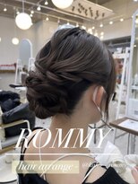 ロミー 本厚木(ROMMY.) 結婚式◎お呼ばれアレンジヘアセットお団子ヘアシニヨン◎本厚木