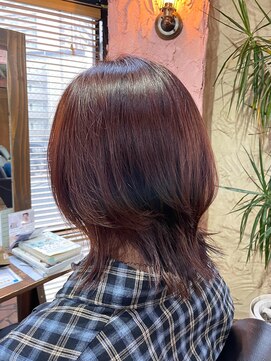 ロッソバイアルター 鎌取(ROSSO by aL-ter) 【アプリコットオレンジ/くびれヘア/ハイライト】千葉香奈