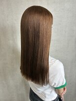 トリコ(ToricO)&nbsp;切りっぱなしロング　パールベージュ　ナチュラルブラウン