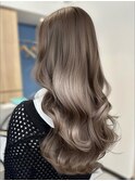 ◎20代30代秋の艶髪ミルクティーグレージュ