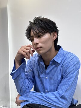 ロンドオム 池袋(Lond Homme) men's/メンズ/ダウンパーマ/黒染め/韓国/ブルーブラック/池袋