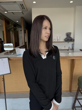 イット(it.) 【 miku 】グレージュ × 裾カラー