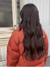 アタッカ(atacca)&nbsp;ロング　ナチュラルカラー　柔らか　ツヤ　暖色カラー