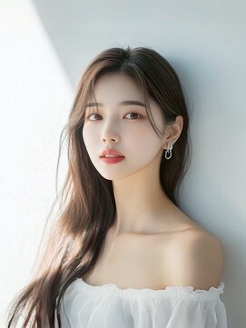 プラス ファースト ヘア(Plus 1st) 透明感アッシュベージュ×韓国ウェーブ