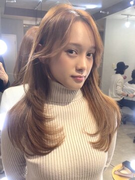 ミディアムレイヤーカット/神戸レイヤー/大人ガーリー