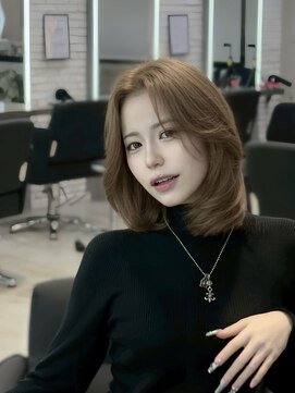 ジュノヘアージャパン 表参道(JUNO HAIR JAPAN) 黒髪/クラゲヘアー/オリーブグレー/小顔/ココアベージュ/渋谷