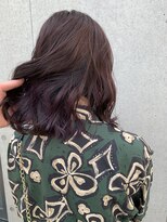 エッジ 下北沢(edge.)&nbsp;ナチュラルブラウン×パープルインナー