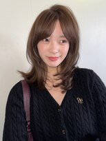 ナループロアボタン(Nalu pu loa BOTAN)&nbsp;バタフライレイヤーカット/バタフライレイヤー/アッシュブラウン